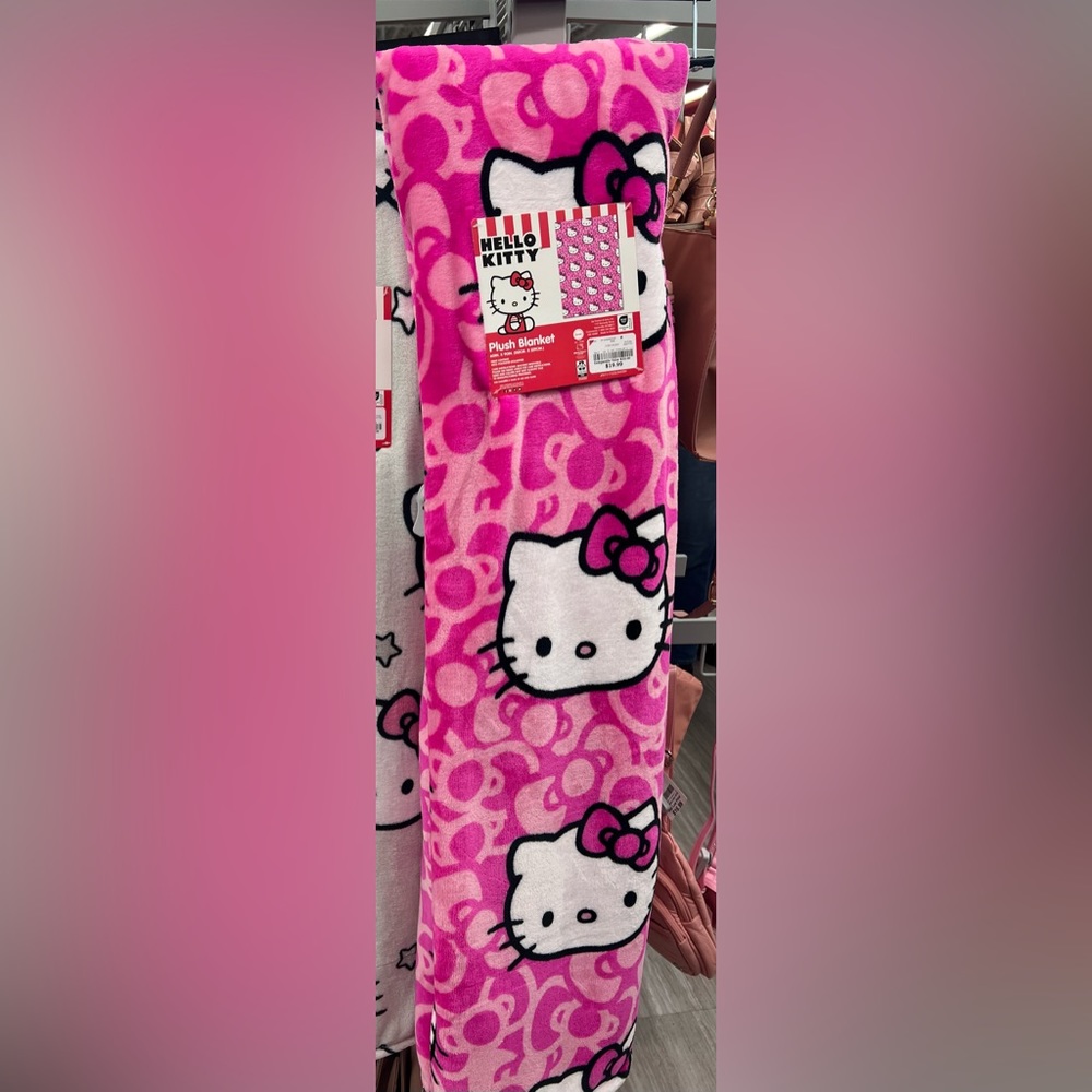 Hello kitty Burlington twin size blanket BNWT 🩷🖤